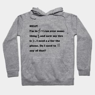 Secret Music Letter Hoodie